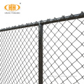 Panneaux de clôture de clôture à chaîne de couleur noire
